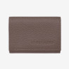 Longchamp - Portefeuille compact le Foulonné Taupe